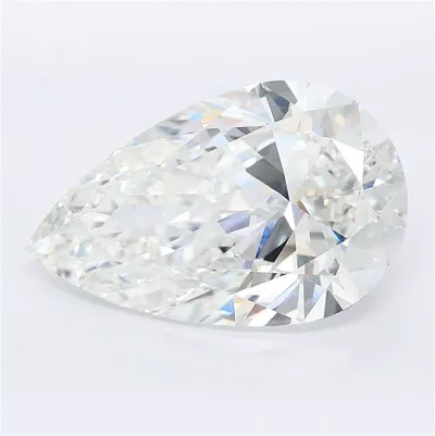 14.08ct F VS1 Rare Carat Ideal Cut Pear Lab Grown Diamond