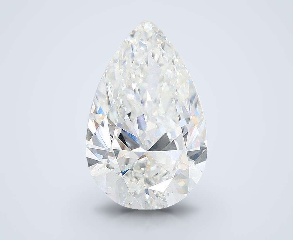 14.08ct F VS1 Rare Carat Ideal Cut Pear Lab Grown Diamond