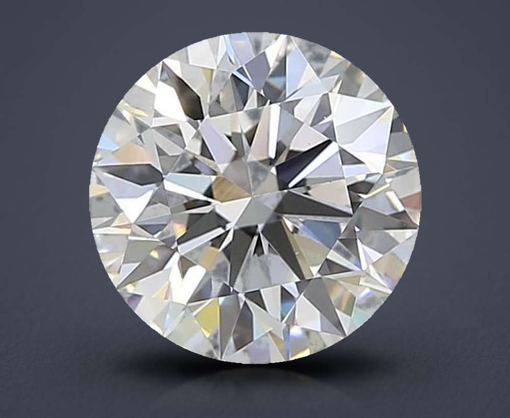 2.11ct F VS1 Rare Carat Ideal Cut Round Lab Grown Diamond