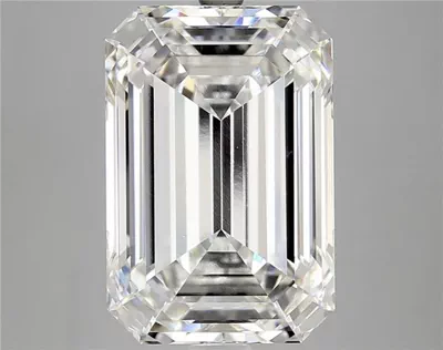11.40ct F VVS2 Excellent Cut Emerald Lab Grown Diamond