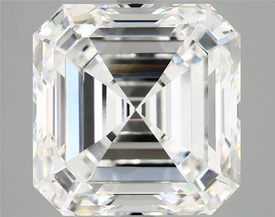8.02ct F VVS2 Very Good Cut Asscher Lab Grown Diamond