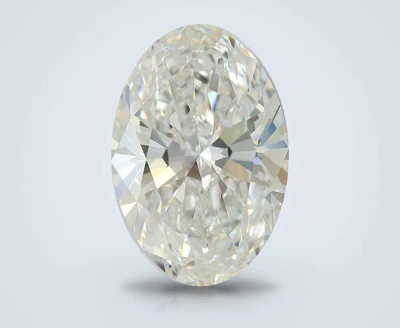 6.21ct F VS1 Rare Carat Ideal Cut Oval Lab Grown Diamond
