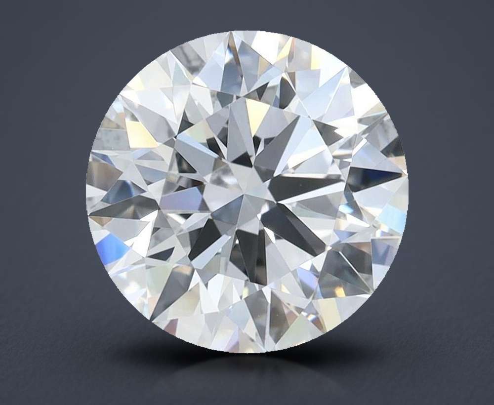 2.70ct D VVS1 Rare Carat Ideal Cut Round Lab Grown Diamond