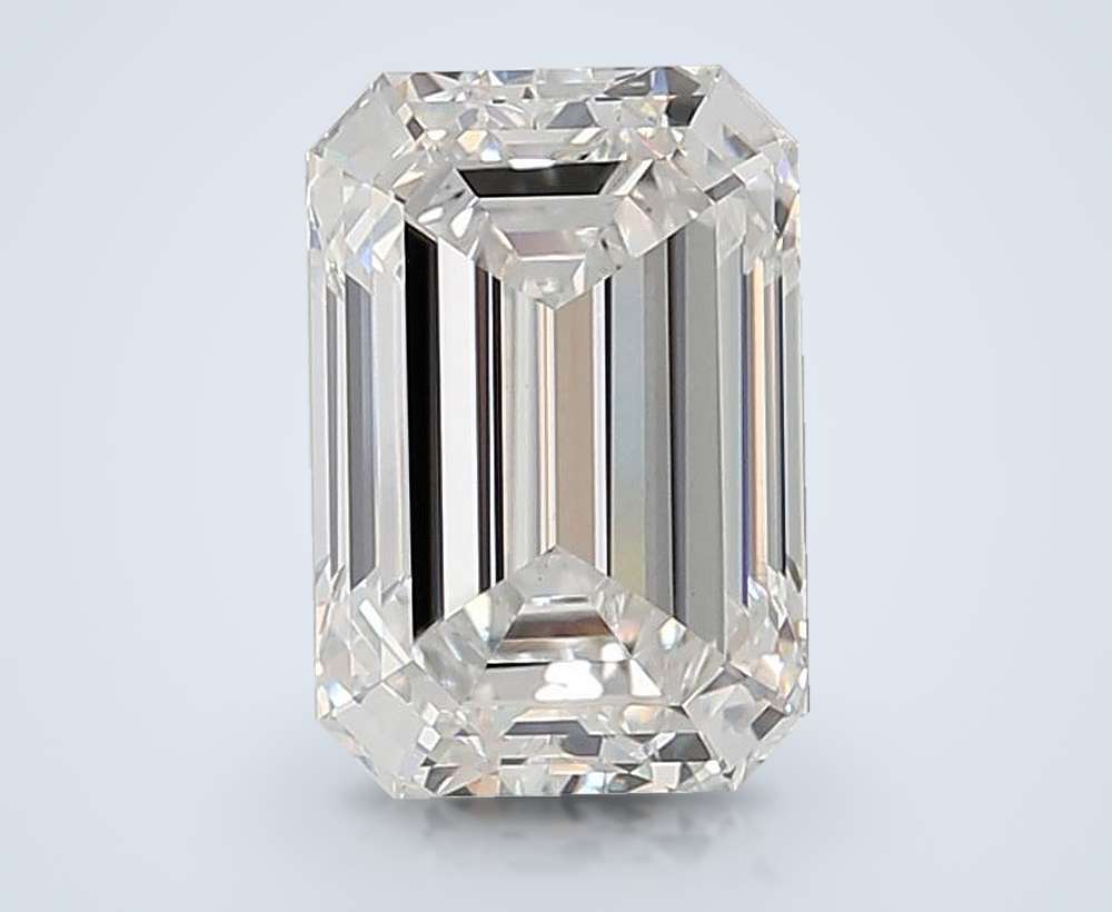 10.08ct E VVS2 Rare Carat Ideal Cut Emerald Lab Grown Diamond