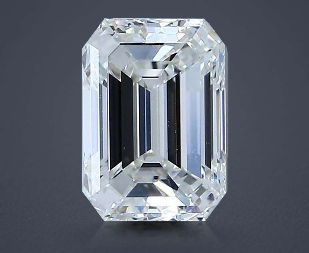 1.31ct G VVS1 Rare Carat Ideal Cut Emerald Diamond