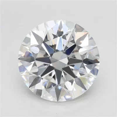 3.26ct E VVS2 Rare Carat Ideal Cut Round Lab Grown Diamond