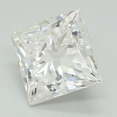 1.09ct D VVS2 Rare Carat Ideal Cut Princess Lab Grown Diamond