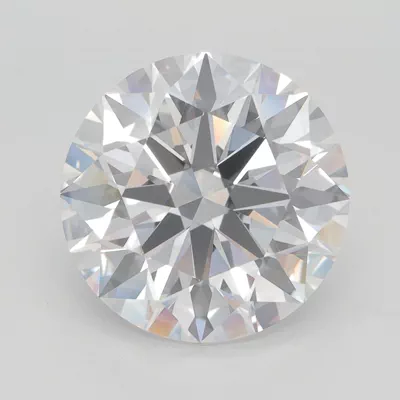 6.51ct E VVS1 Rare Carat Ideal Cut Round Lab Grown Diamond