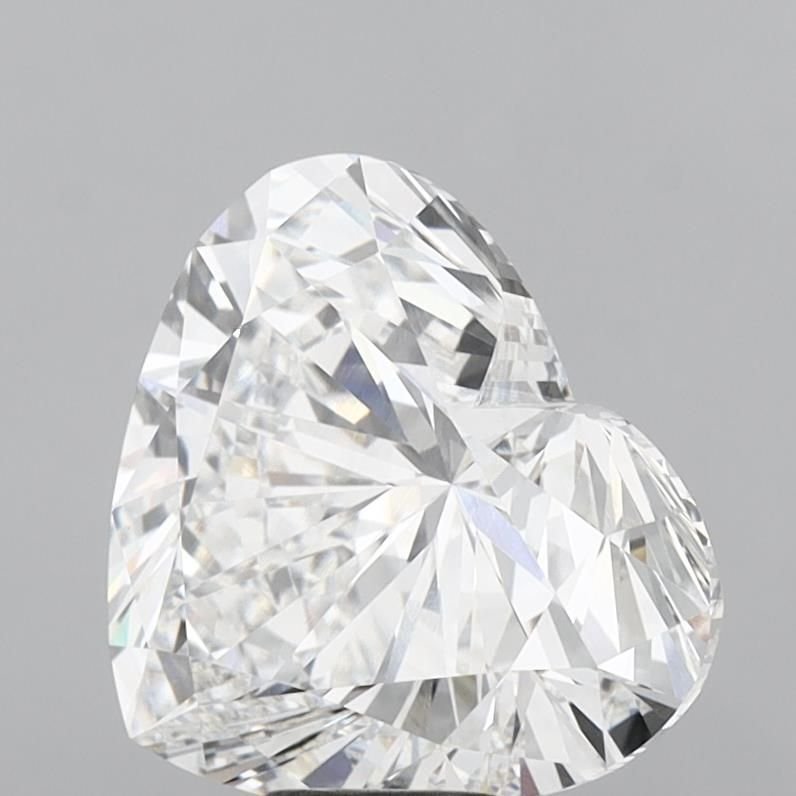 8.03ct E VVS2 Rare Carat Ideal Cut Heart Lab Grown Diamond