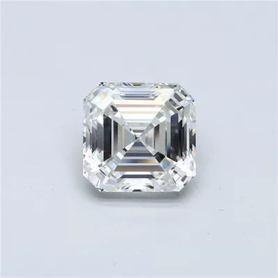 5.01ct F VS1 Rare Carat Ideal Cut Asscher Diamond