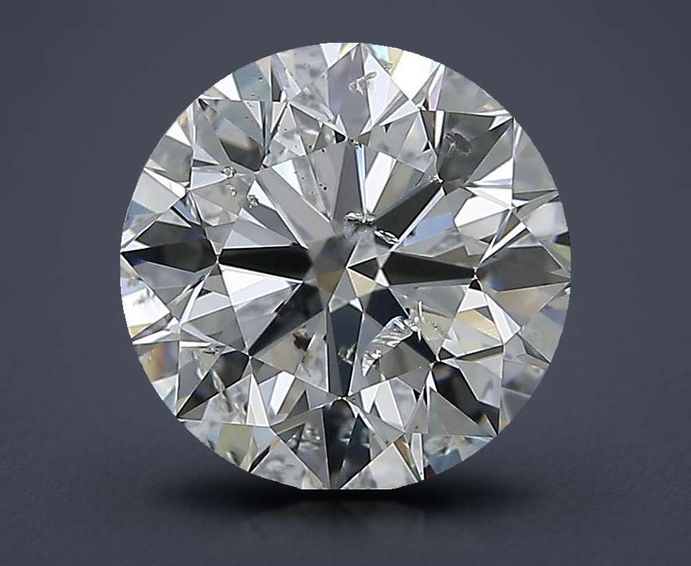 3.01ct G SI2 Ideal Cut Round Diamond