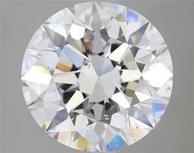 6.51ct H SI1 Rare Carat Ideal Cut Round Diamond