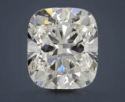 5.16ct H VVS2 Rare Carat Ideal Cut Cushion Diamond