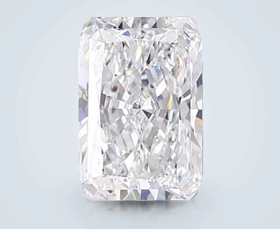 4.13ct E VVS2 Rare Carat Ideal Cut Radiant Lab Grown Diamond
