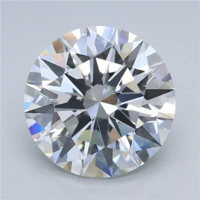 5.26ct F VS1 Rare Carat Ideal Cut Round Lab Grown Diamond