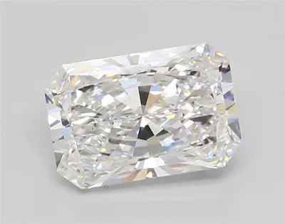 3.03ct E VVS2 Rare Carat Ideal Cut Radiant Lab Grown Diamond