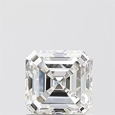 1.10ct F VVS2 Rare Carat Ideal Cut Asscher Lab Grown Diamond