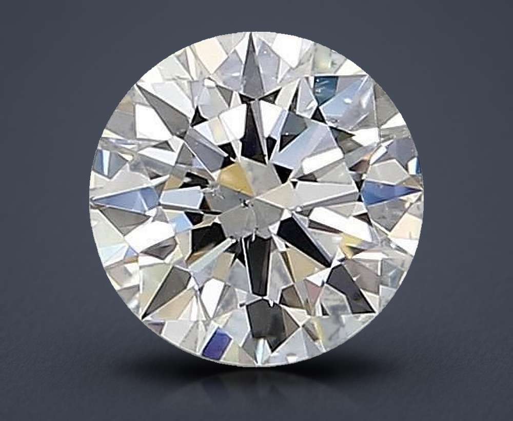 0.90ct F SI1 Rare Carat Ideal Cut Round Diamond