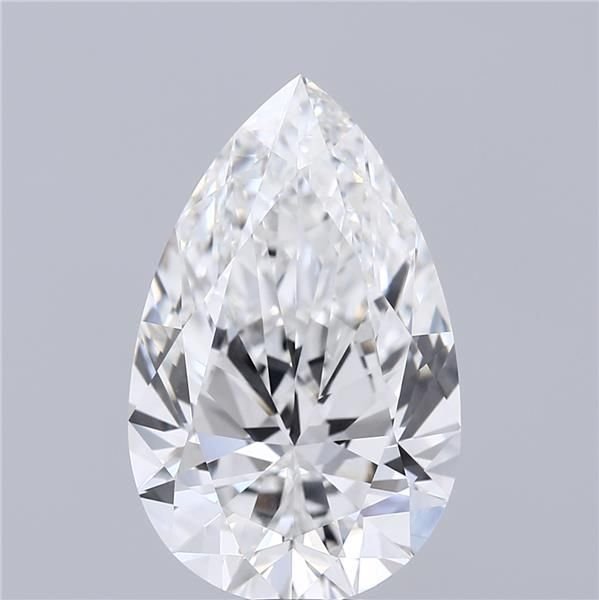 12.08ct F VVS2 Rare Carat Ideal Cut Pear Lab Grown Diamond