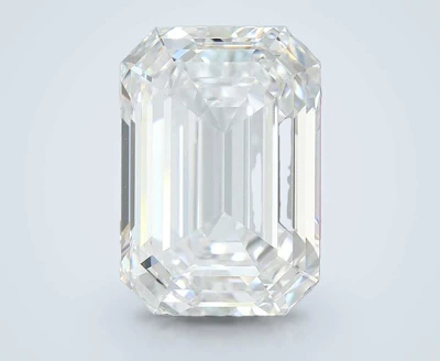 5.08ct F VS1 Rare Carat Ideal Cut Emerald Lab Grown Diamond