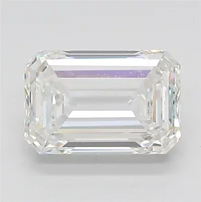 1.45ct G VS2 Rare Carat Ideal Cut Emerald Lab Grown Diamond