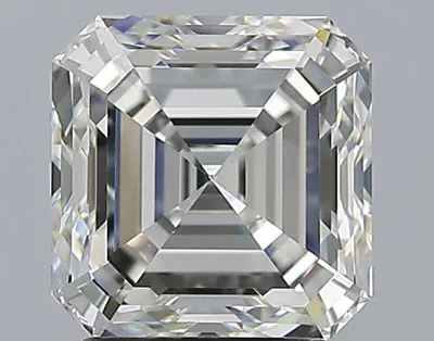 2.52ct I VS1 Rare Carat Ideal Cut Asscher Diamond