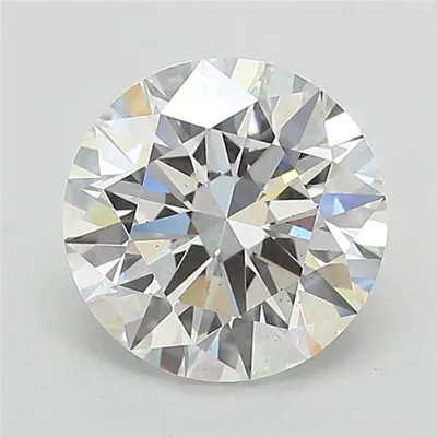 2.15ct D SI1 Rare Carat Ideal Cut Round Lab Grown Diamond