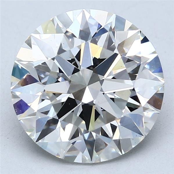 5.01ct F VS2 Rare Carat Ideal Cut Round Lab Grown Diamond