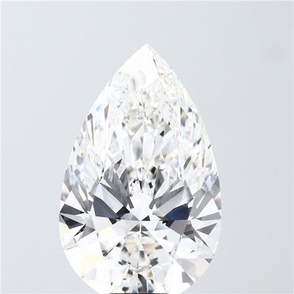 14.09ct F VVS2 Rare Carat Ideal Cut Pear Lab Grown Diamond