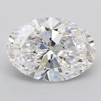 2.09ct D VVS1 Rare Carat Ideal Cut Oval Lab Grown Diamond