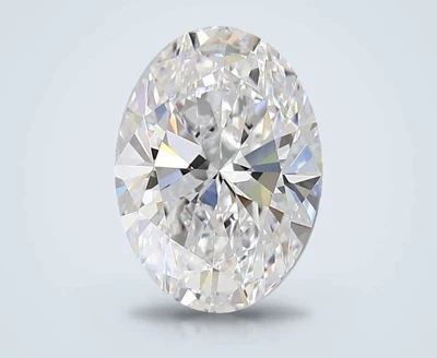 2.09ct D VVS1 Rare Carat Ideal Cut Oval Lab Grown Diamond