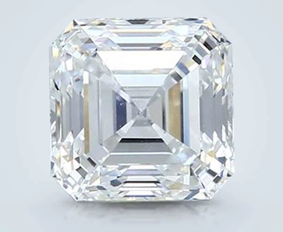 2.73ct E VS2 Rare Carat Ideal Cut Asscher Diamond