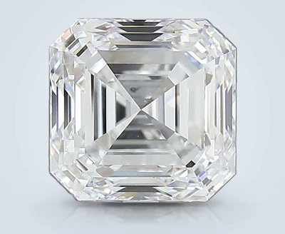 3.01ct E VS2 Rare Carat Ideal Cut Asscher Diamond