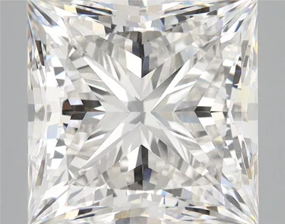 8.03ct F VS1 Rare Carat Ideal Cut Princess Lab Grown Diamond
