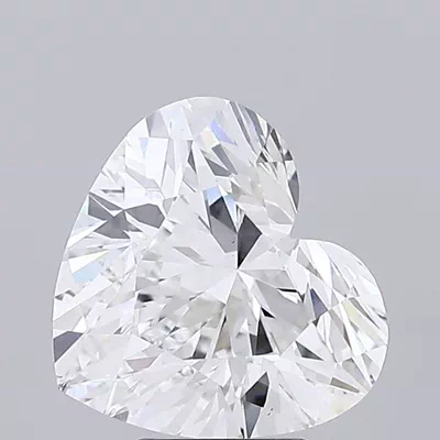 5.01ct E VS2 Rare Carat Ideal Cut Heart Lab Grown Diamond