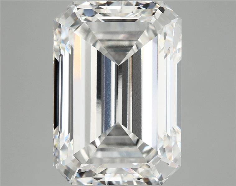 13.07ct E VVS2 Rare Carat Ideal Cut Emerald Lab Grown Diamond