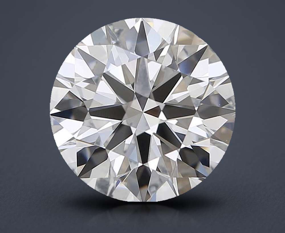 3.01ct F IF Rare Carat Ideal Cut Round Diamond