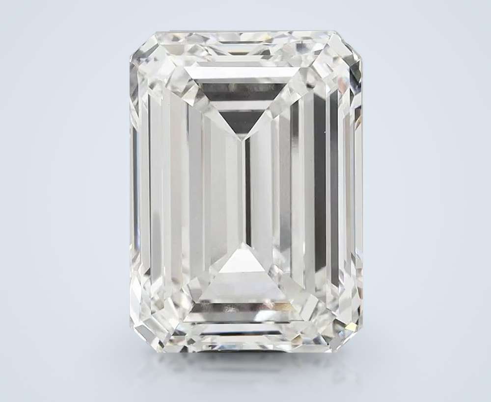 19.55ct G VS1 Rare Carat Ideal Cut Emerald Lab Grown Diamond