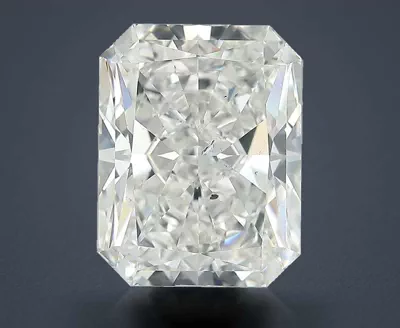 7.01ct H SI2 Rare Carat Ideal Cut Radiant Diamond