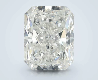 7.01ct H SI2 Rare Carat Ideal Cut Radiant Diamond
