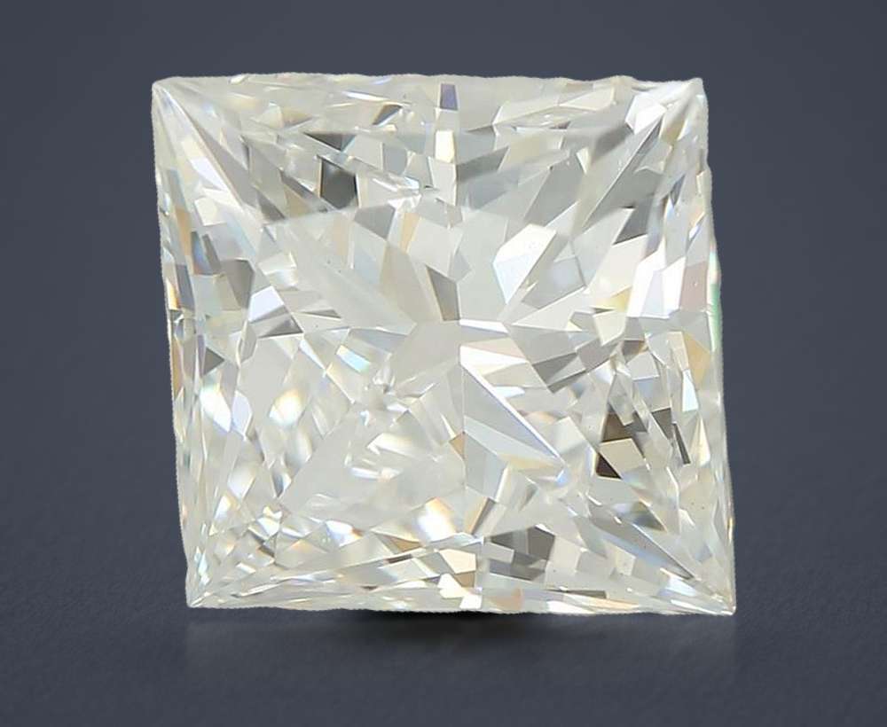 3.05ct E VS1 Rare Carat Ideal Cut Princess Lab Grown Diamond