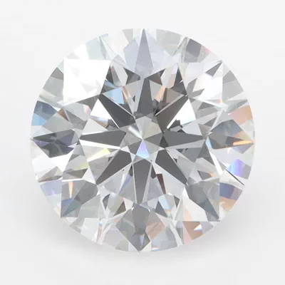 4.28ct D VVS1 Rare Carat Ideal Cut Round Lab Grown Diamond