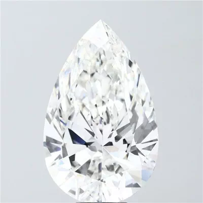12.07ct G VVS2 Rare Carat Ideal Cut Pear Lab Grown Diamond