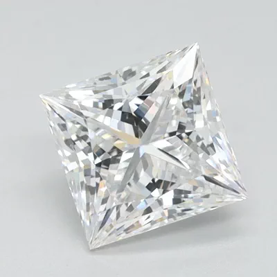 1.20ct E VVS1 Rare Carat Ideal Cut Princess Lab Grown Diamond