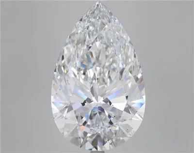 12.63ct E SI1 Rare Carat Ideal Cut Pear Lab Grown Diamond
