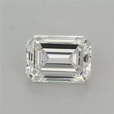 0.69ct D VS1 Excellent Cut Emerald Lab Grown Diamond