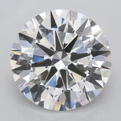4.03ct F VVS2 Rare Carat Ideal Cut Round Lab Grown Diamond