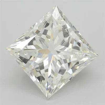 5.22ct F VS1 Rare Carat Ideal Cut Princess Lab Grown Diamond