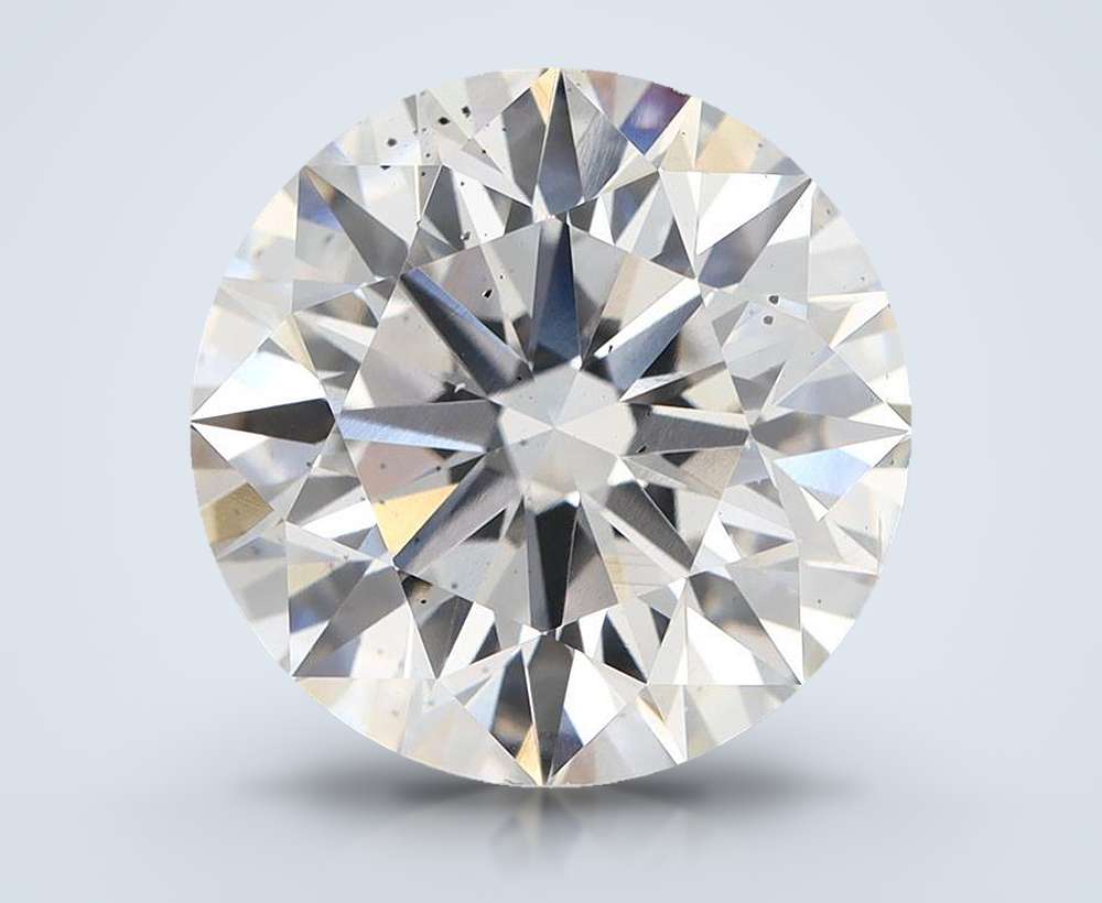 8.01ct G SI1 Rare Carat Ideal Cut Round Lab Grown Diamond