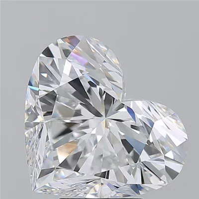 6.01ct D IF Rare Carat Ideal Cut Heart Diamond